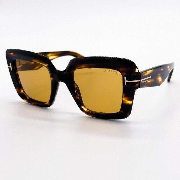 NEW TOM FORD TF1157 52E SUNGLASSES FT1157/S 52E WOMEN HAVANA EYEWEAR - Picture 1 of 10